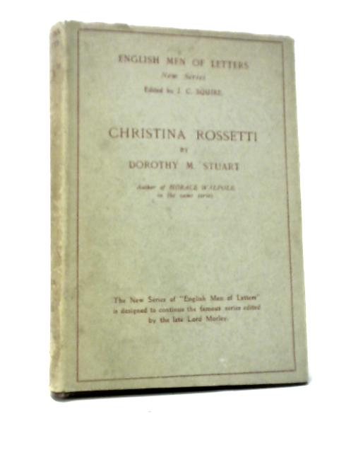 Christina Rossetti By Dorothy Margaret Stuart