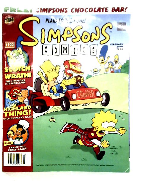 Simpsons Comics. #102: Plaid to the Bone! By Paul Terry (ed)