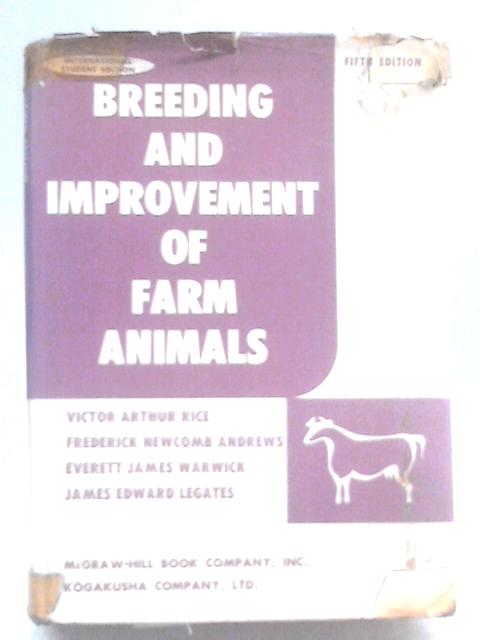 Breeding and Improvement of Farm Animals By Victor Arthur Rice