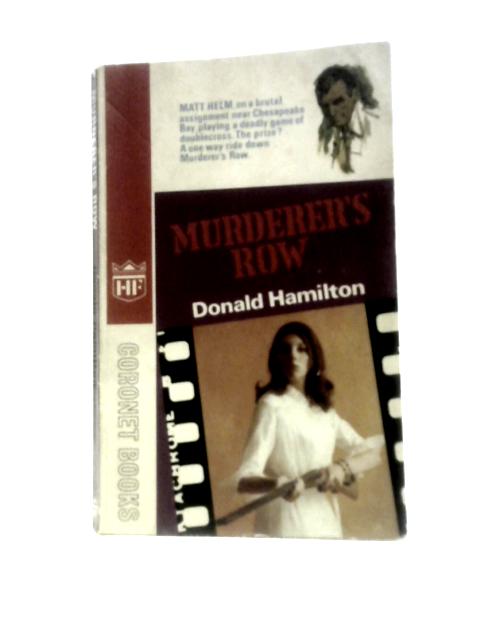 Murderers' Row (Coronet Bks.) von Donald Hamilton