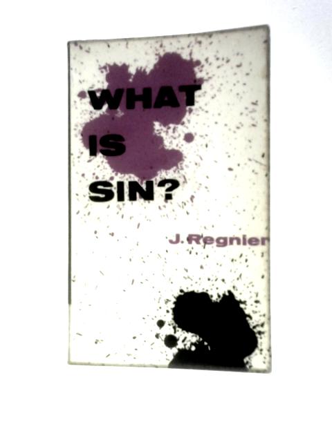 What Is Sin By Jerome Regnier