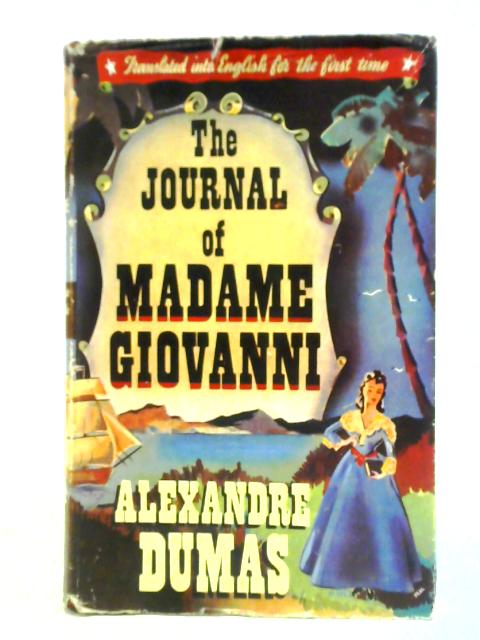 The Journal Of Madame Giovanni By Alexandre Dumas