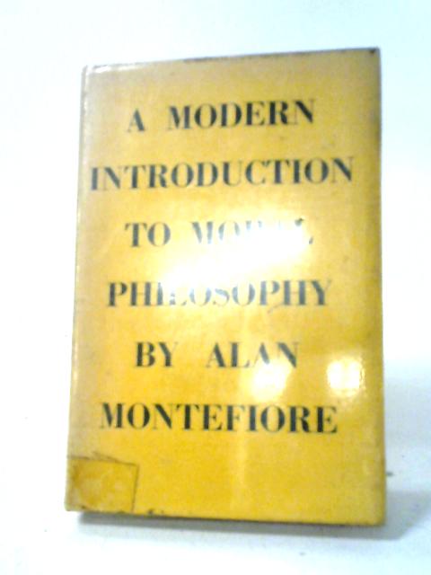 Modern Introduction To Moral Philosophy By A. Montefiore