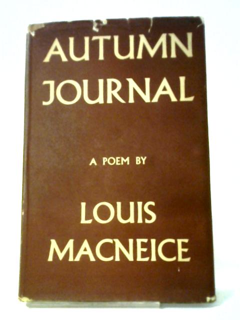 Autumn Journal von Louis Macneice