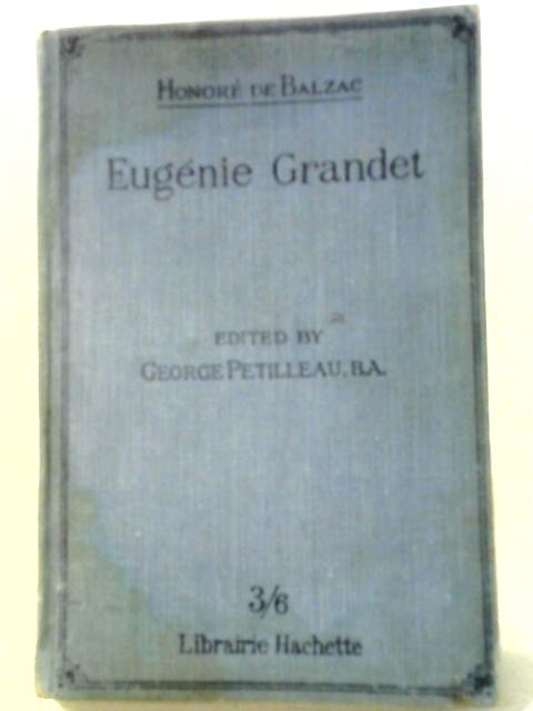 Eugenie Grandet By Honore De Balzac