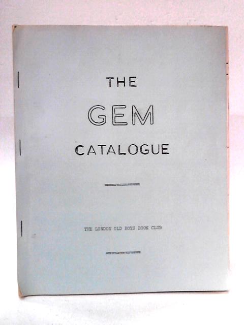 The Gem Catalogue