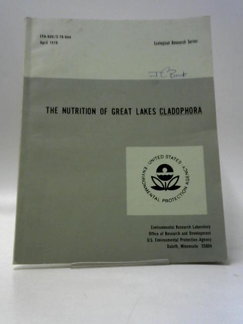 The Nutrition of Great Lakes Cladophora von Gerald C. Gerloff and George P. Fitzgerald