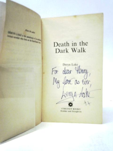 Death in the Dark Walk By Deryn Lake