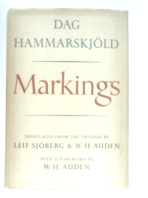 Markings By Dag Hammarskjold