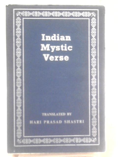 Indian Mystic Verse von Hari Prasad Shastri (Trans.)