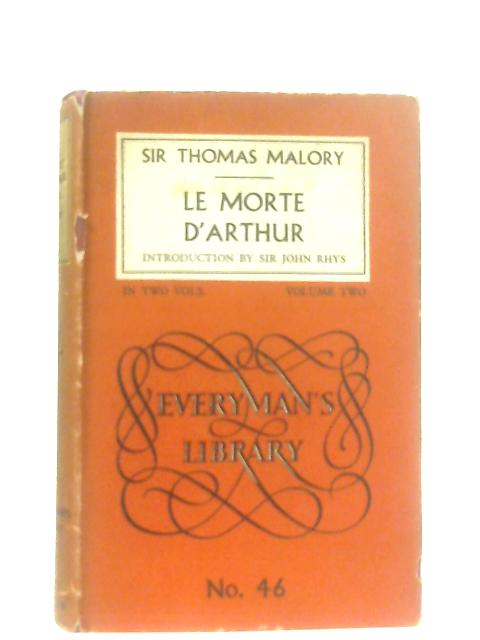 Le Morte D'Arthur Vol. 2 von Sir Thomas Malory