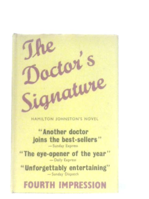 The Doctor's Signature von Hamilton Johnston