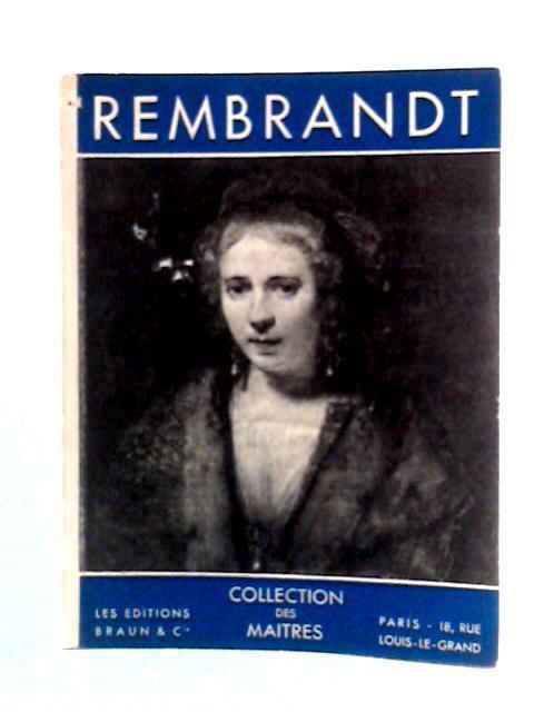 Rembrandt von Paul Fierens