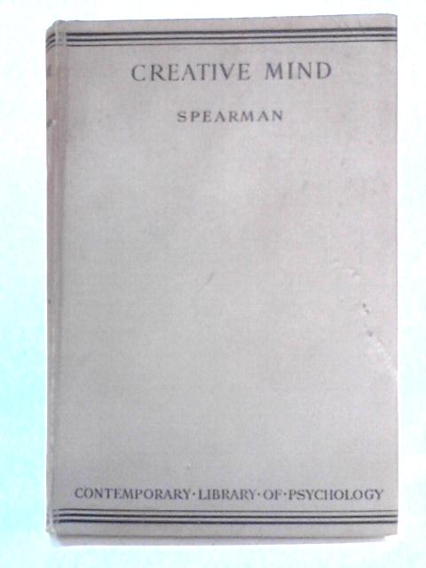 Creative Mind By C. Spearman