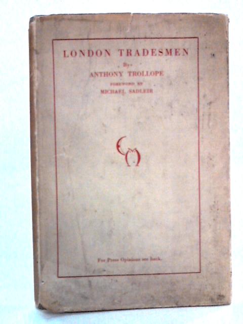 London Tradesmen By Anthony Trollope