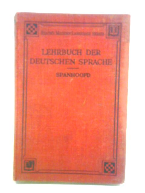 Lehrbuch der Deutschen Sprache (Heath's Modern Language Series) By Arnold Werner-Spanhoofd