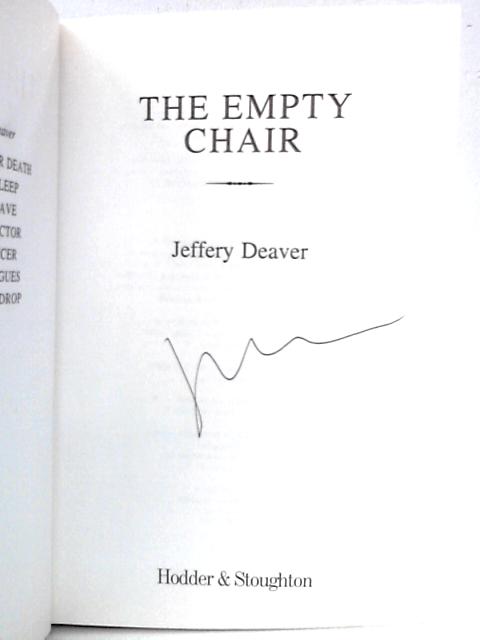 The Empty Chair von Jeffery Deaver