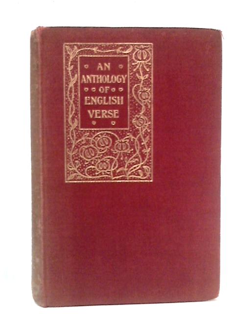 An Anthology Of English Verse By J. H. Lobban