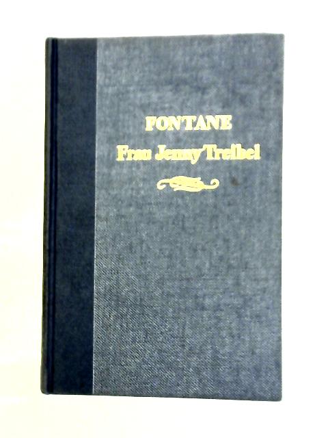 Frau Jenny Treibel (Modern Language Texts) By Theodor Fontane