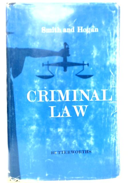 Criminal Law von J.C.Smith & Brian Hogan