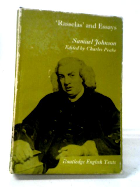 Rasselas And Essays (English Texts) von Samuel Johnson