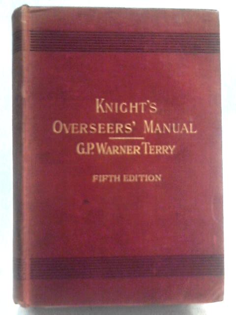 Manual For Overseers By G P Warner Terry