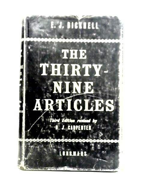 A Theological Introduction to the Thirty-Nine Articles of the Church of England von E. J. Bicknell