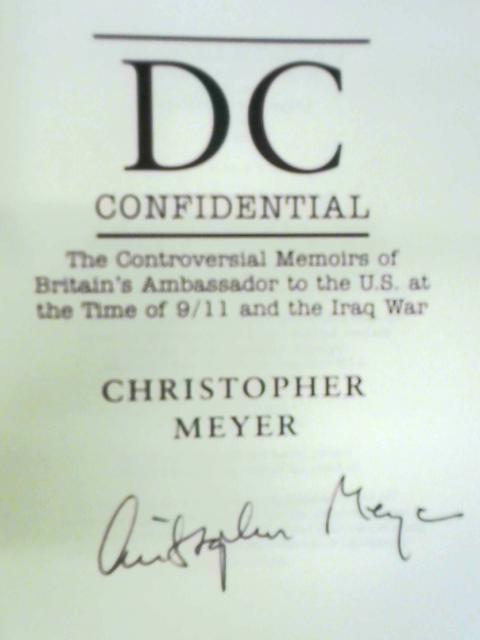 DC Confidential By Christopher Meyer