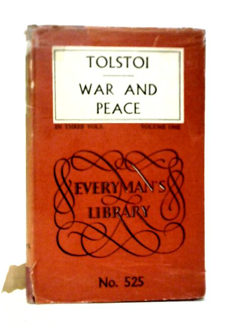 War and Peace Volume One By Leo Tolstoi