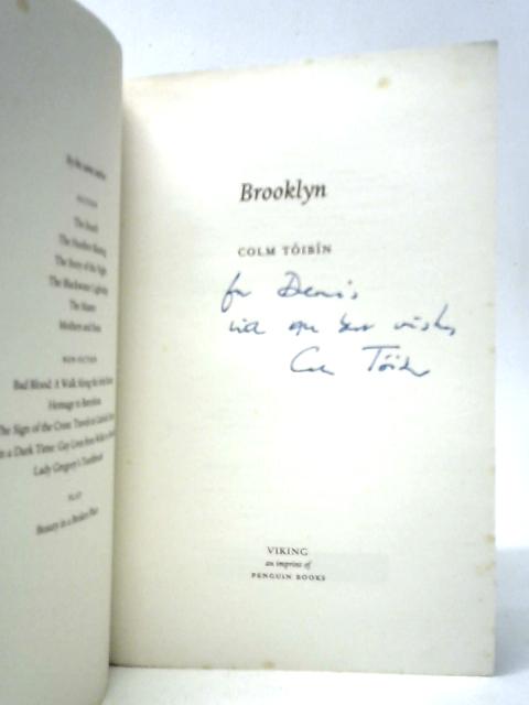 Brooklyn By Colm Toibin