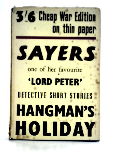 Hangman's Holiday By Dorothy L. Sayers