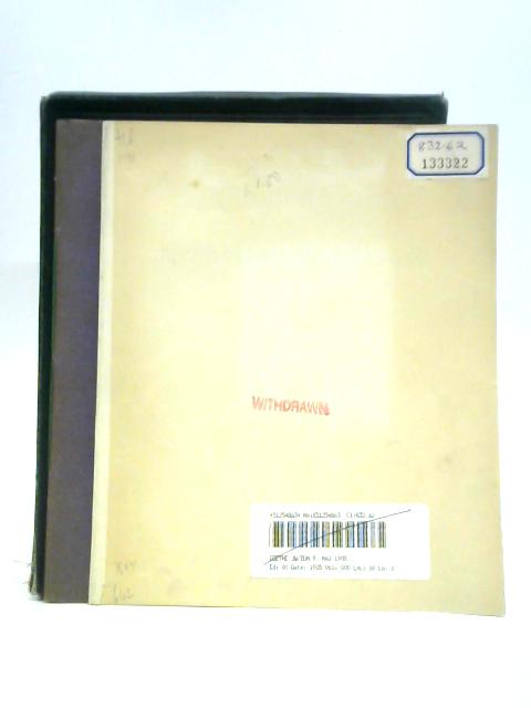 Zum 9. Mai 1905: Die Huldigung der Kunste, Demetrius: Marfa's Monolog, Der Epilog zu Schillers Glocke: Schriften der Goethe Gesellschaft: 20 Band von Bernard Suphan and Erich Schmidt