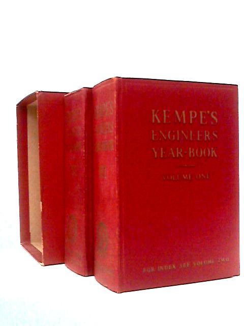 Kempe's Engineers Year Book for 1971: Vols. I & II par C.E Prockter Ed.