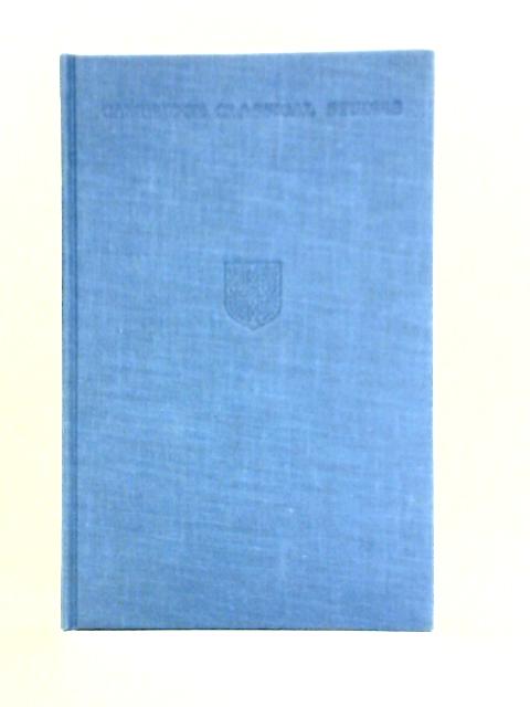 An Historical Commentary on the Hellenica Oxyrhynchia (Cambridge Classical Studies) By I. A. F. Bruce