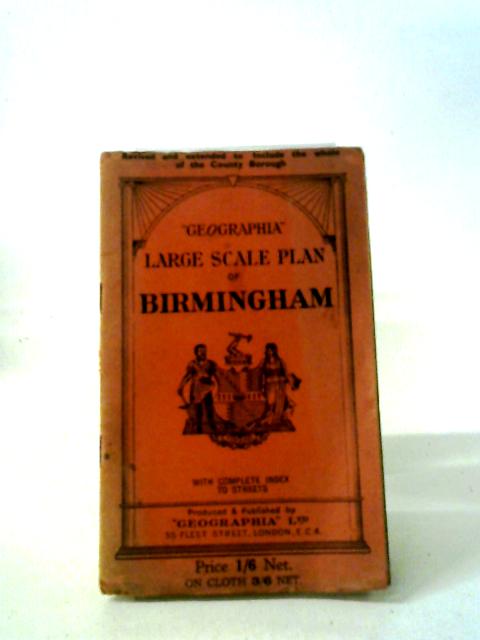 Geographia Large Scale Plan of Birmingham By Anon