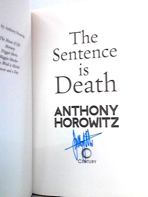 The Sentence is Death von Anthony Horowitz
