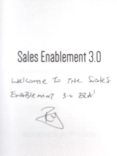 Sales Enablement 3.0: The Blueprint to Sales Enablement Excellence von Roderick Jefferson