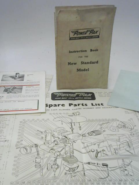 Power Pak - Instruction Book for the New Standard Model - With Spare Parts Lists By Unstated