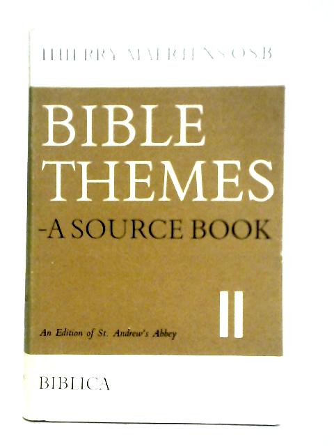 Bible Themes - A Source Book By Thierry Maertens