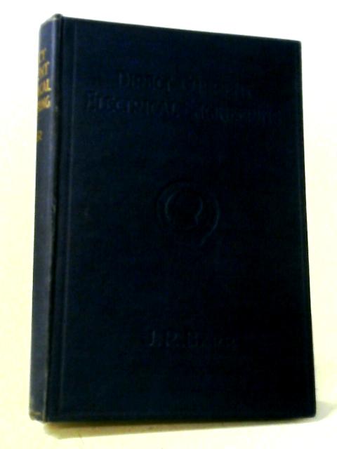 Principles of Direct-Current Electrical Engineering By James R. Barr