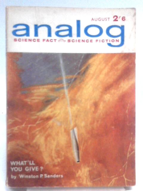 Analog Vol. XIX - No. 8 August 1963 By John W. Campbell (Ed.)