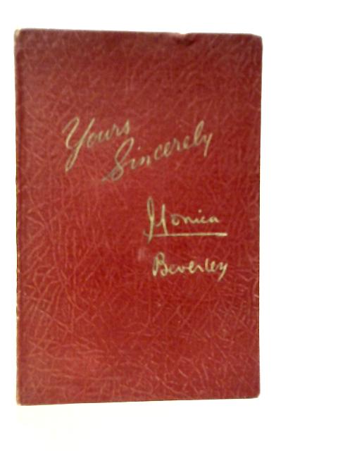 Yours Sincerely By Monica Dickens & Beverley Nichols