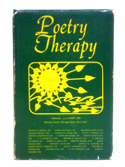 Poetry Therapy By Jack J. Leedy (ed.)