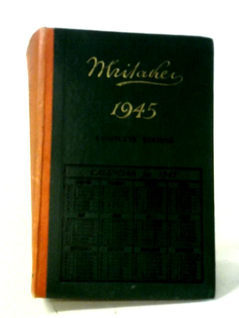 Whitakers Almanack 1945 par Joseph Whitaker