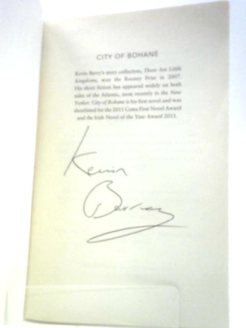 City of Bohane By Kevin Barry