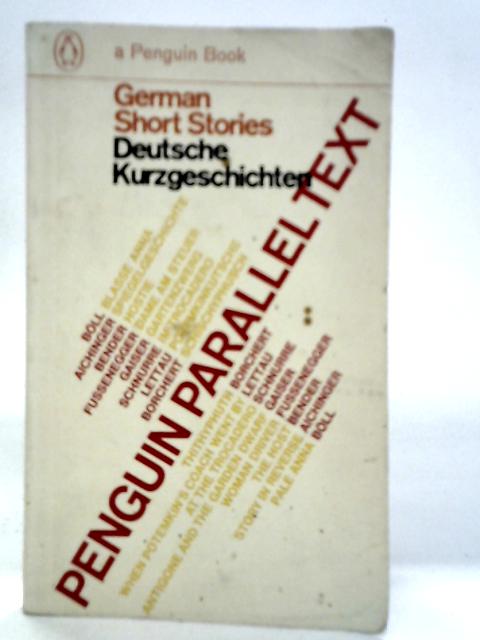 German Short Stories Deutsche Kurzgeschichten By Richard Newnham