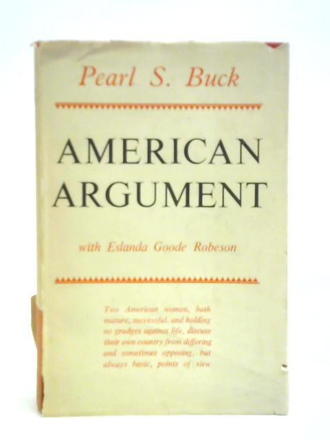 American Argument von Pearl S. Buck