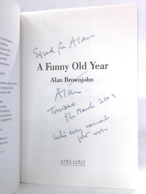 A Funny Old Year von Alan Brownjohn