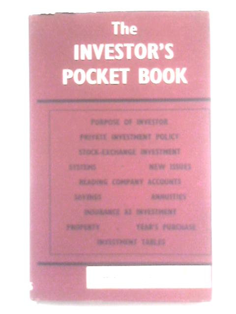 The Investor's Pocket Book von Carlton Wallace