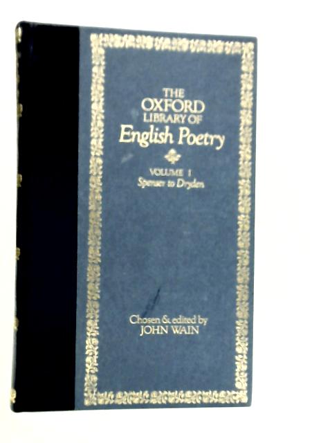 The Oxford Library of English Poetry Vol.I von John Wain (Edt.)